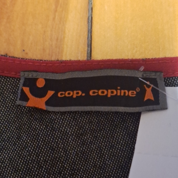 Cop.Copine Asymmetrical Skirt with Gray and Plaid Design - Picture 2 of 8